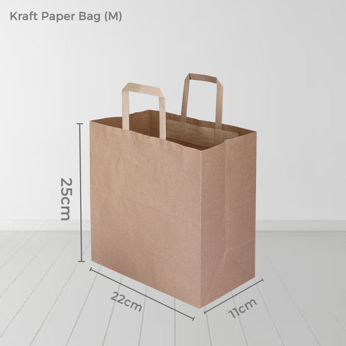 Kraft bag detail