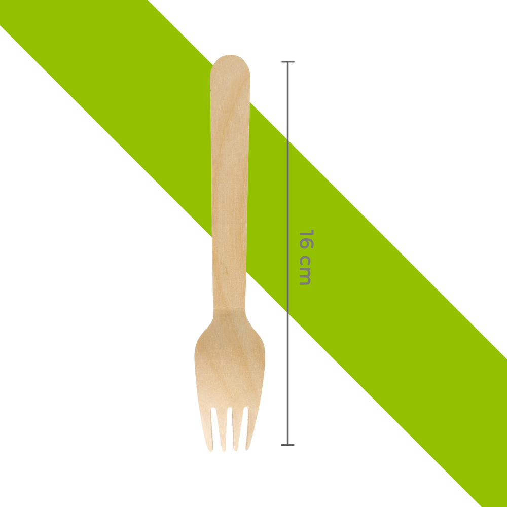 Premium and eco-friendly wooden fork