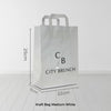 Large Paper Bag - Brown Kraft / White Kraft